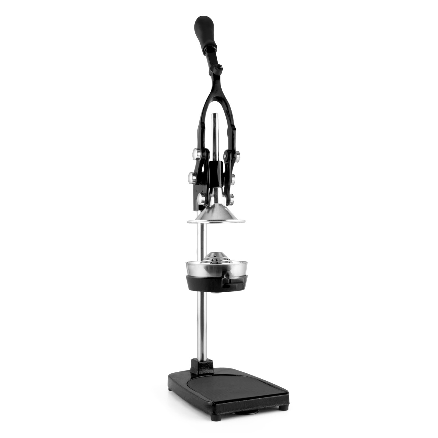 Klarstein TriJuicer, čierny, pákový lis na odštavovanie, krájač hranolčekov, krájač jablka – Obrázok 4