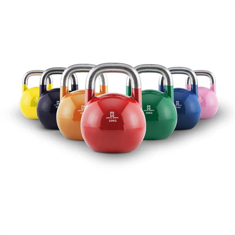 Capital Sports Compket 8, kettlebell, 8 kg, lososová – Obrázok 3