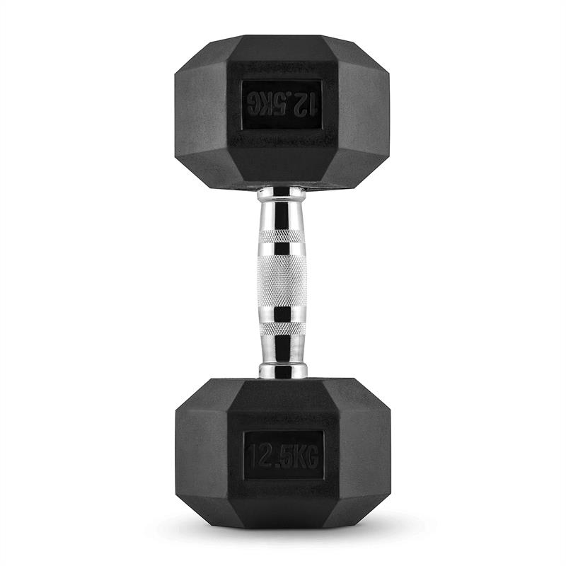Capital Sports Hexbell 12,5, 12,5kg, dvojica krátkoručných činiek (dumbbell) – Obrázok 4