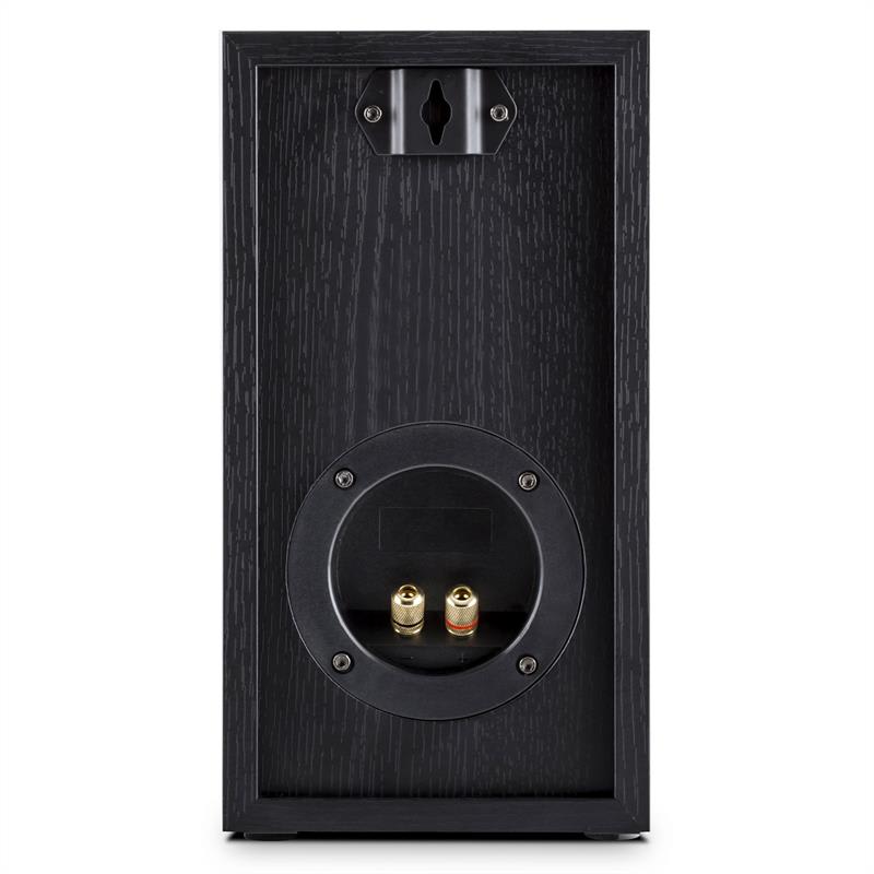 Auna Linie 501 BS-BK, 100W, dvojica regálových pasívnych reproduktorov, čierne – Obrázok 5