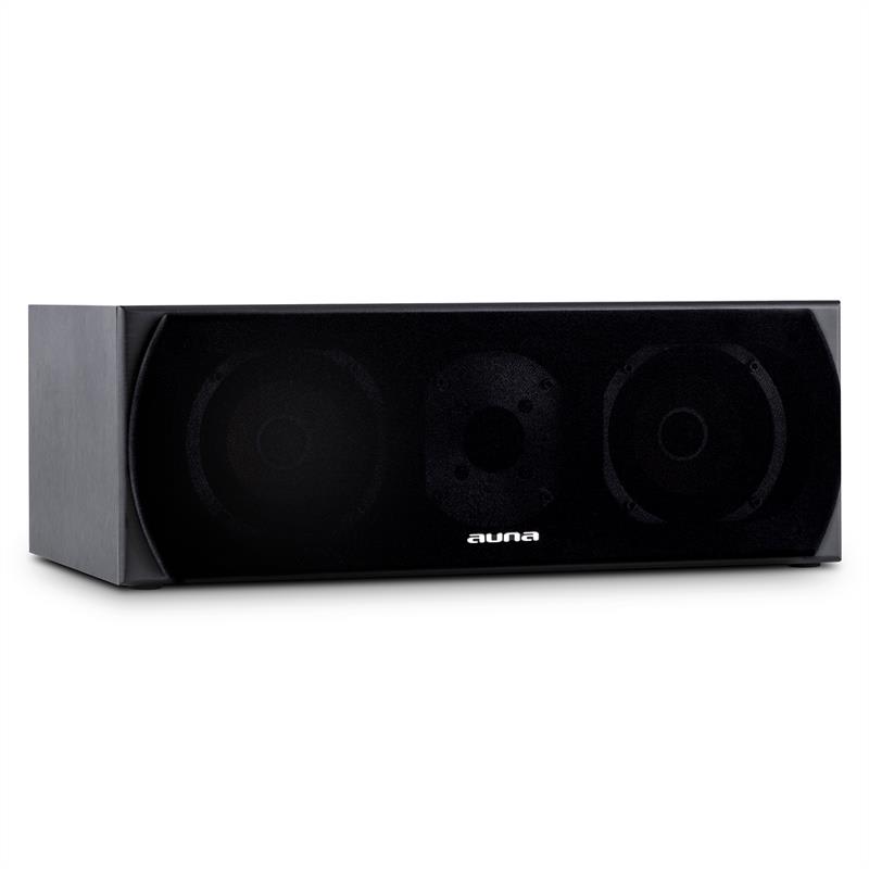 Auna Linie 501 CS-BK, 120W, pasívny centrálny reproduktor, čierny – Obrázok 2