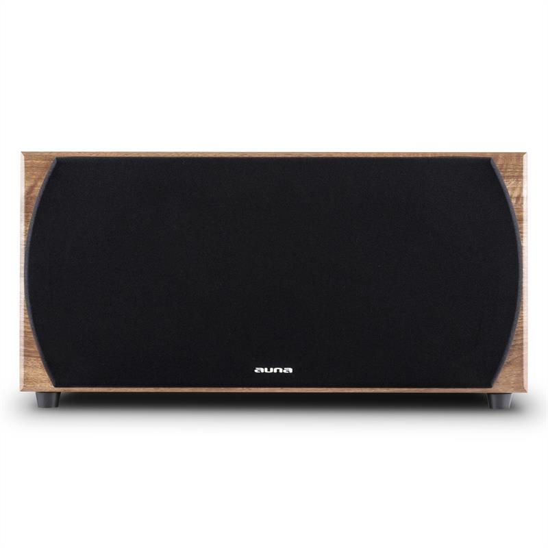 Auna línia 501 SW WN, 500 W, aktívny subwoofer, vlašský orech – Obrázok 3