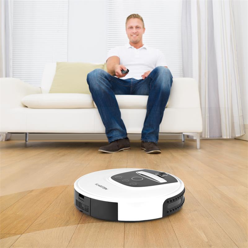 Klarstein Cleanhero, robotický vysávač, automatický, diaľkové ovládanie, biely – Obrázok 5