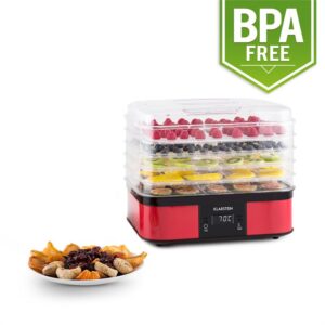 Klarstein Valle di Frutta, 250 W, sušička, nerez, dehydrátor, 5 poschodí