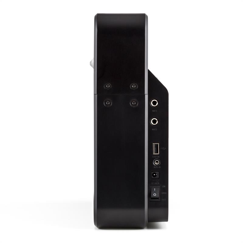 Auna Bebop Ghettoblaster, čierny, USB bluetooth AUX MIC – Obrázok 4