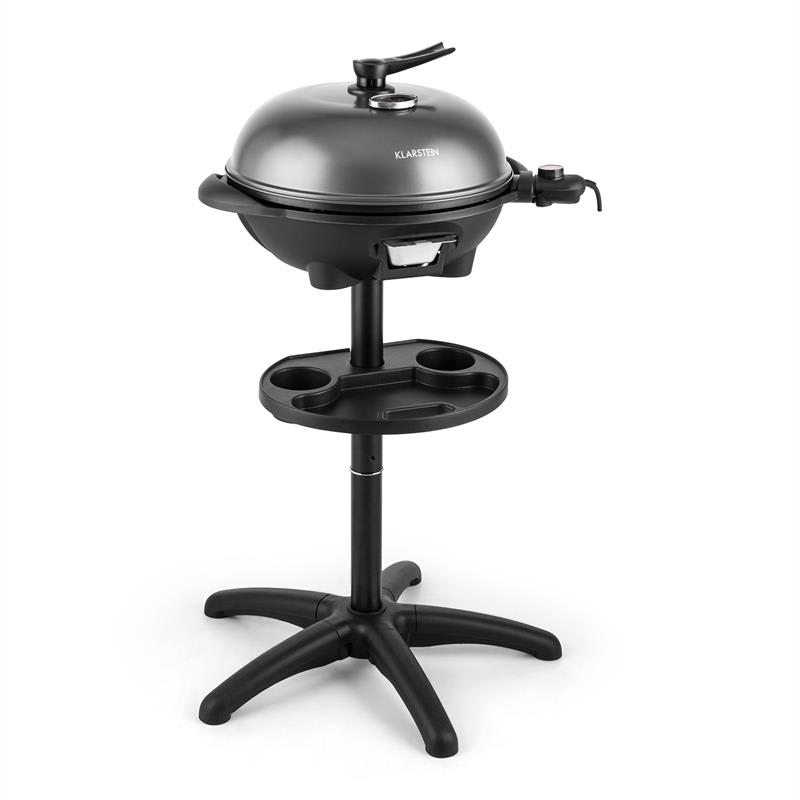 Klarstein Grillpot, 1600 W, 40 cm, elektrický gril, stojaci gril, stolný gril, liatinový – Obrázok 2