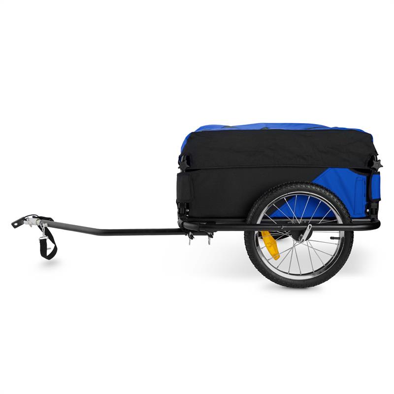 DURAMAXX Mountee, 130 l, 60 kg, príves na bicykel, nákladný vozík, oceľová tyč – Obrázok 4