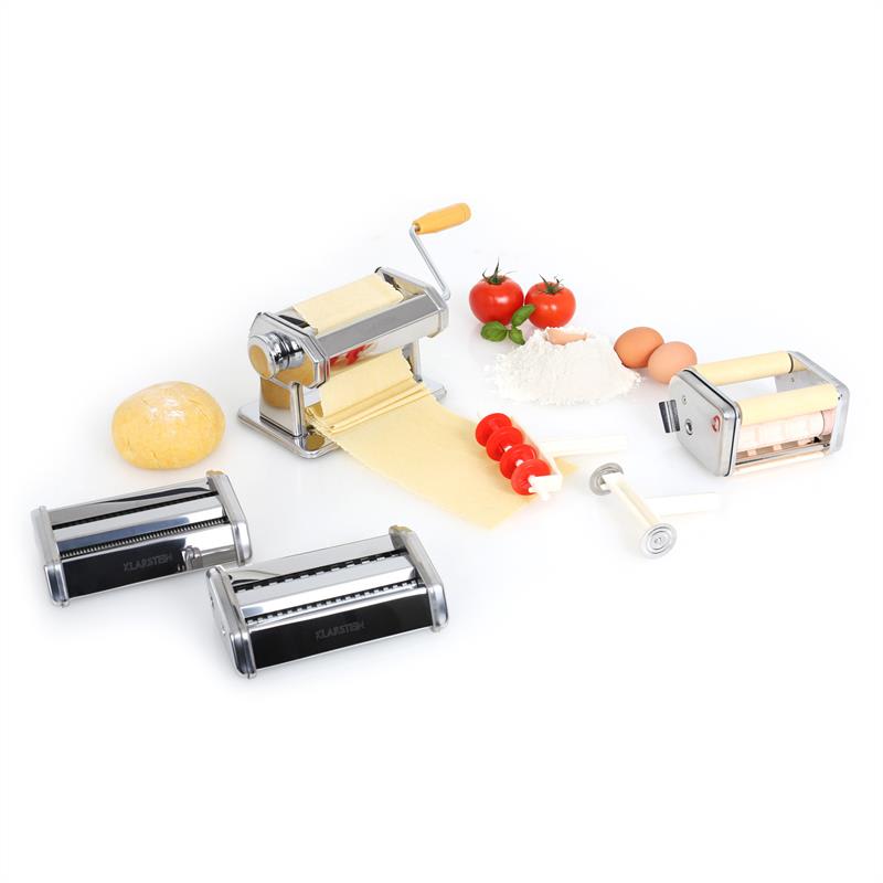Klarstein Siena Pasta Maker, 1 mm, násada na prípravu rezancov, príslušenstvo, nehrdzavejúca oceľ – Obrázok 2