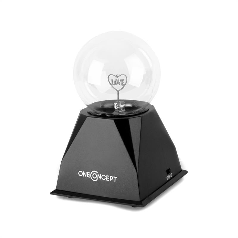 OneConcept Magicball Speaker, bluetooth plazmová guľa, reproduktor, USB, LED – Obrázok 2