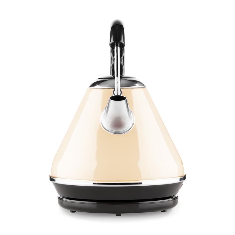 Klarstein Charlotte II, 1.7 l, 2200 W, varič vody, čajník, bezkáblový, krémový – Obrázok 2