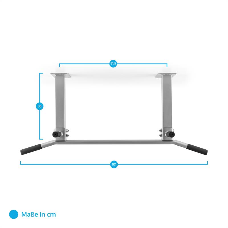 Capital Sports Tyro S7, max. 350 kg, strieborná, hrazda, stropná montáž – Obrázok 2