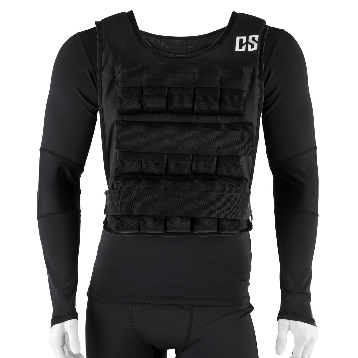 Capital Sports Monstervest, záťažová vesta, 30 kg, univerzálna veľkosť, nylon, čierna – Obrázok 3