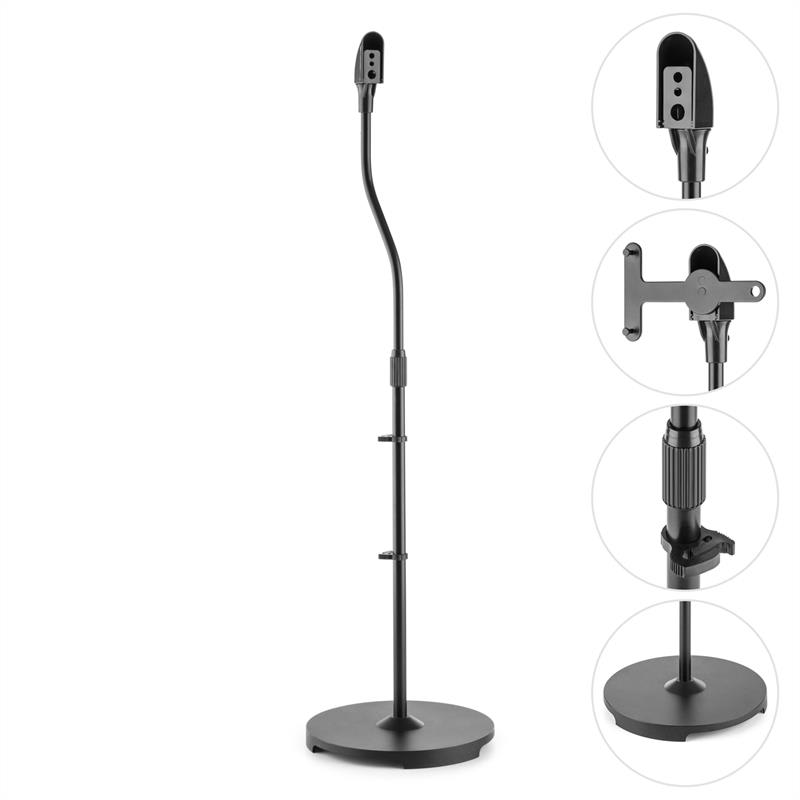 Auna PlayStand BK, stojan na reproduktor, SONOS PLAY:1 a PLAY:3, výškovo nastaviteľný – Obrázok 2