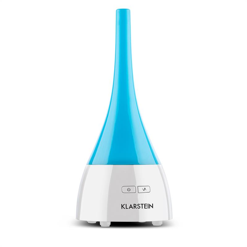 Klarstein Etheria, aromatický difuzér, zvlhčovač vzduchu, LED, ultrazvuk, tyrkysová/biela