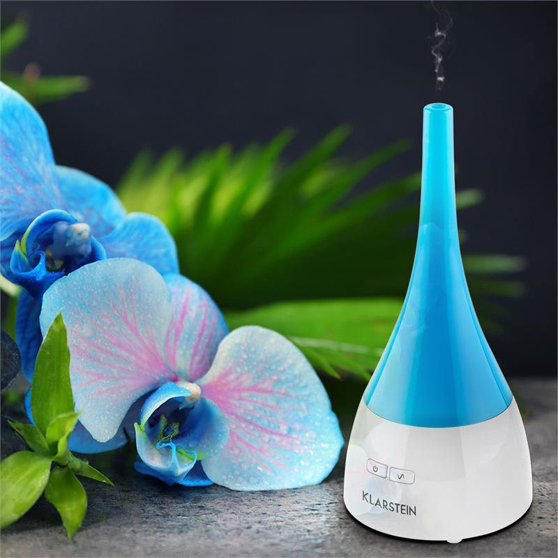 Klarstein Etheria, aromatický difuzér, zvlhčovač vzduchu, LED, ultrazvuk, tyrkysová/biela – Obrázok 2