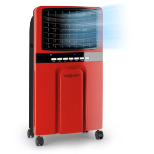 OneConcept Baltic Red, ochladzovač vzduchu, ventilátor, diaľkový ovládač, 65 W, 400 m³/h