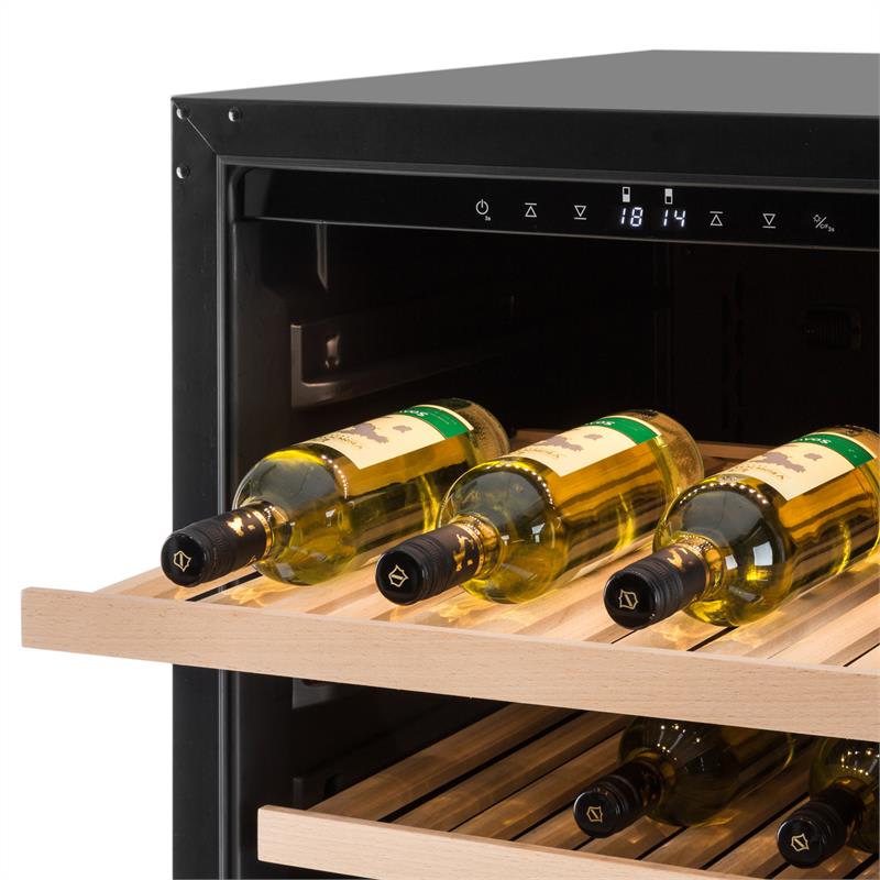 Klarstein Botella 120D, chladnička na víno, 270 litrov, ušľachtilá oceľ, LED – Obrázok 2