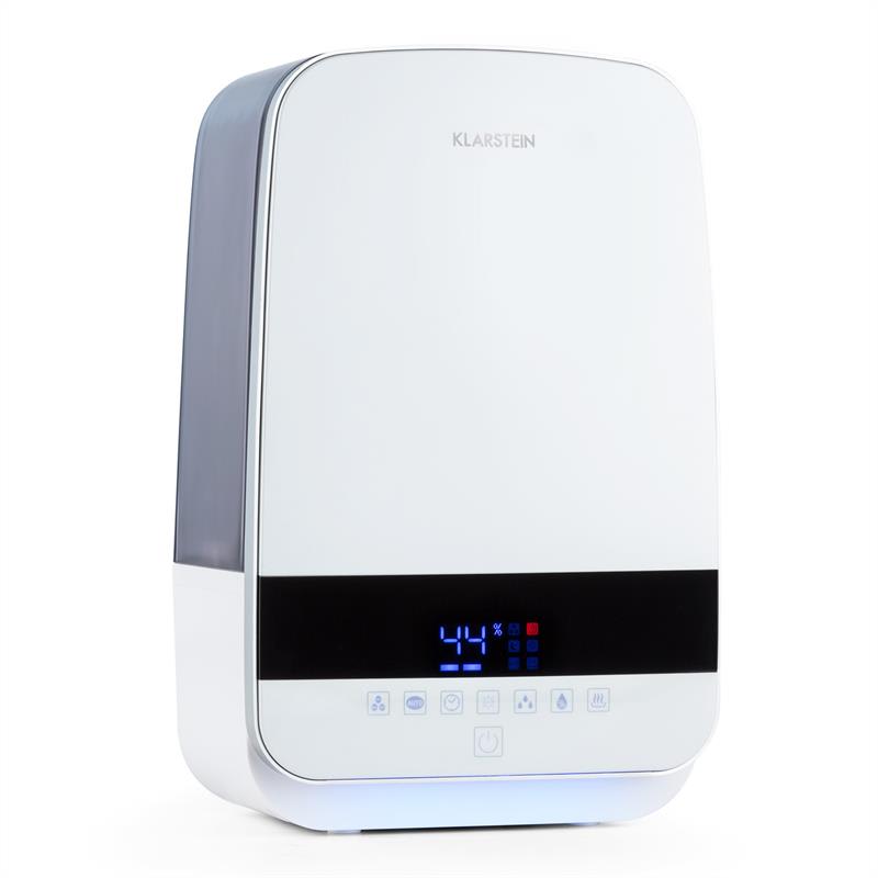 Klarstein Nibelheim, ultrazvukový zvlhčovač vzduchu, ionizátor, 5.6 l, UV, biely