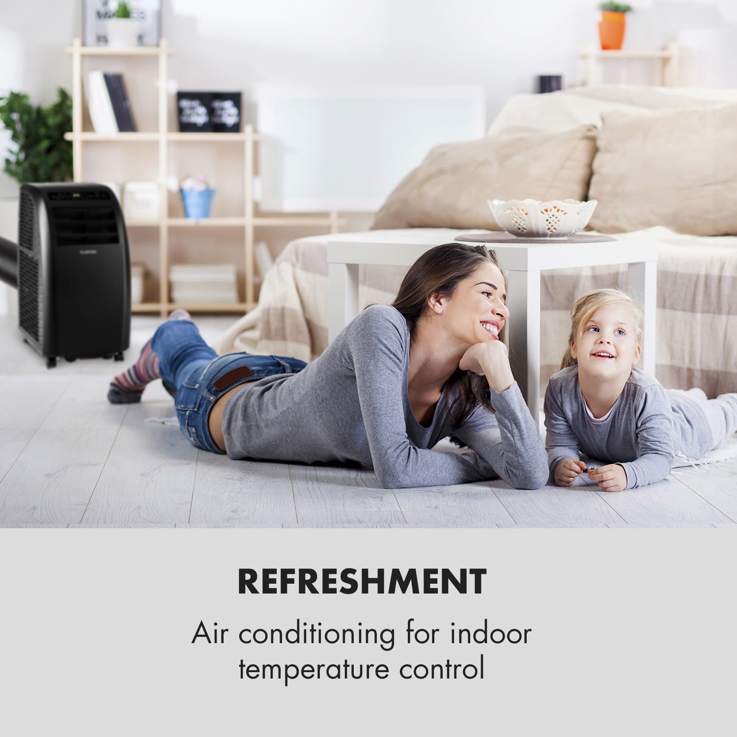 Klarstein Metrobreeze Rom, klimatizácia, 10 000 BTU/3,0 kW, A+ – Obrázok 5