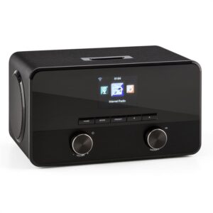 Auna Connect 100, internetové rádio, mediálny prehrávač, bluetooth, WLAN, USB, AUX, linkový výstup