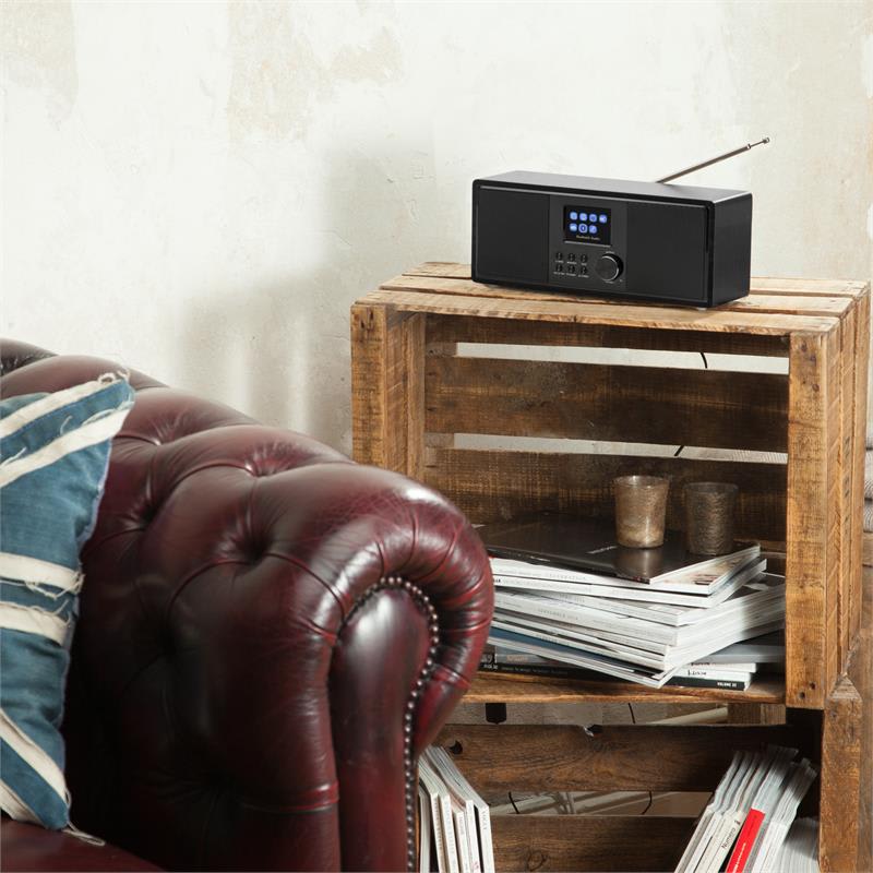 Auna Connect 120, internetové rádio, bluetooth, WLAN, DAB/DAB+, FM, RDS, USB, AUX – Obrázok 3