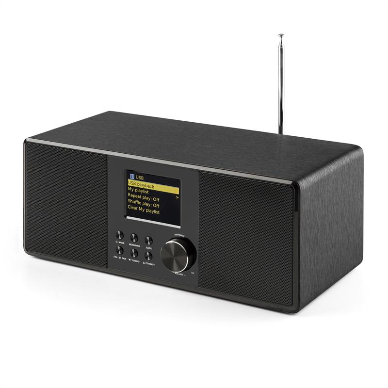 Auna Connect 120, internetové rádio, bluetooth, WLAN, DAB/DAB+, FM, RDS, USB, AUX – Obrázok 5