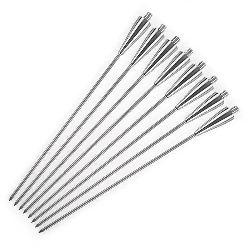 Blumfeldt Vesta, záhradná fakľa, olejová fakľa, 8 kusov, 245 ml, ušľachtilá oceľ