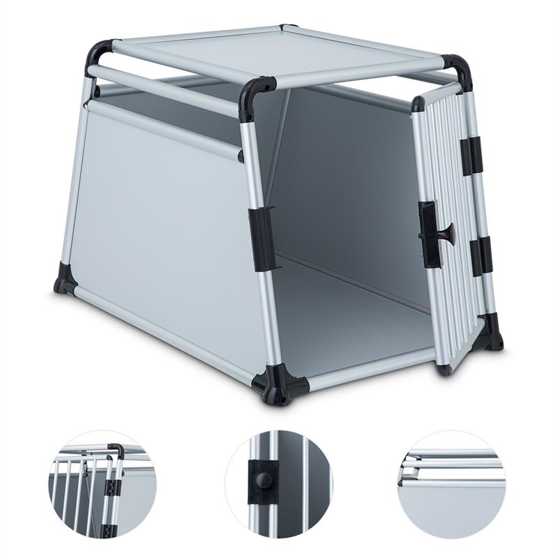 OneConcept Single Cruise, transportný box, 91 x 64 x 64 cm, Resopal, hliník – Obrázok 2