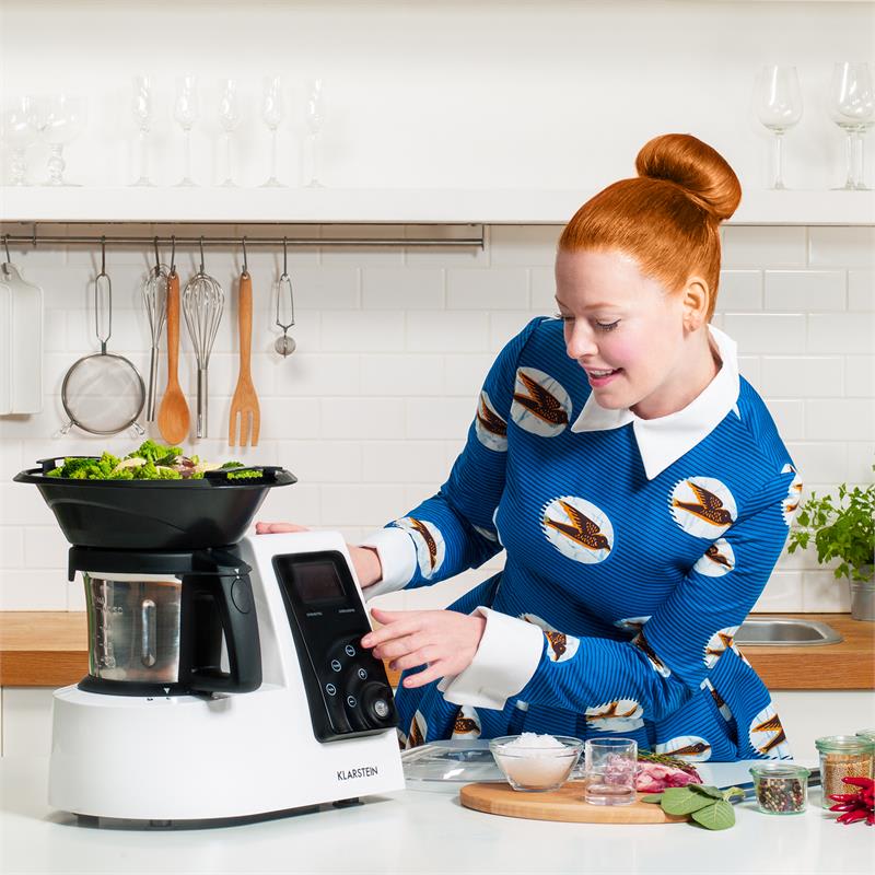 Klarstein Kitchen Hero 9-in-1, čierny, 2 l, 600/1300 W, tepelný kuchynský robot – Obrázok 4
