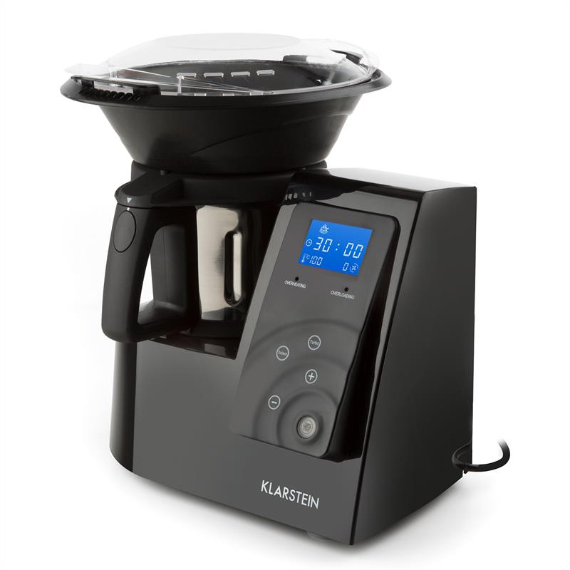 Klarstein Kitchen Hero 9-in-1, čierny, 2 l, 600/1300 W, tepelný kuchynský robot – Obrázok 5