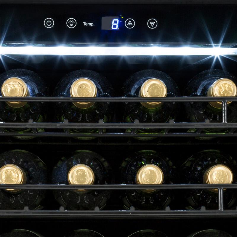 Klarstein Botella 210 S, 558 litrov, chladiaca vinotéka, 224 fliaš, energetická trieda G – Obrázok 5