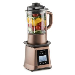 Klarstein Herakles Heat polievkový mixér, 1300W/1,7k 900W 1,75l BPA-free, sklo, farba kávy