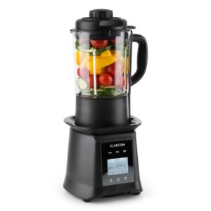 Klarstein Herakles Heat polievkový mixér, 1300W/1,7PS 900W, 1,75l, BPA-free, sklo, čierny