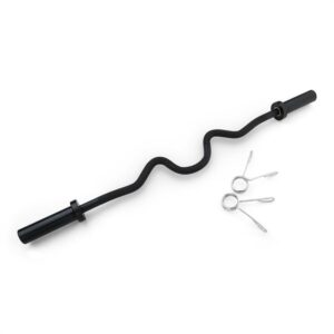Capital Sports Accretor 120 SC Supercurl Bar, lomená činková os, 120 cm, 50 mm, max. 272 kg, oceľ, čierna