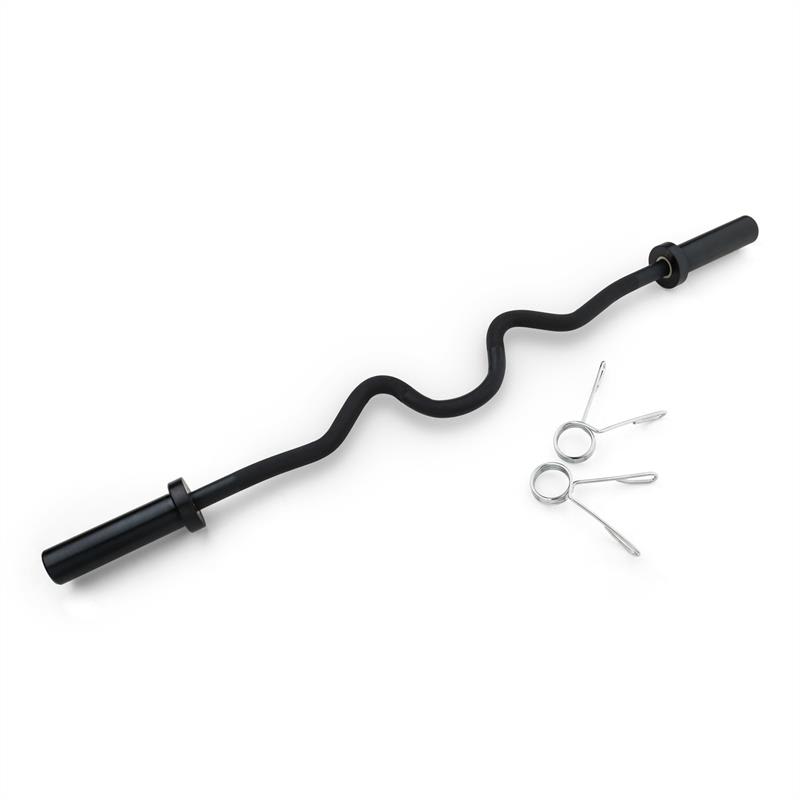 Capital Sports Accretor 120 SC Supercurl Bar, lomená činková os, 120 cm, 50 mm, max. 272 kg, oceľ, čierna