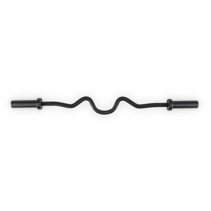 Capital Sports Accretor 120 SC Supercurl Bar, lomená činková os, 120 cm, 50 mm, max. 272 kg, oceľ, čierna – Obrázok 3