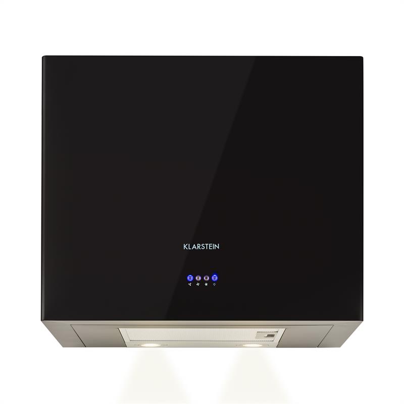 Klarstein Cuboo, čierny, digestor, 60 cm, 340 m³/h – Obrázok 5