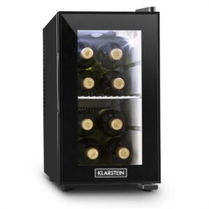 Klarstein Beerlocker S, čierna, mini chladnička, 21 litrov, trieda A+