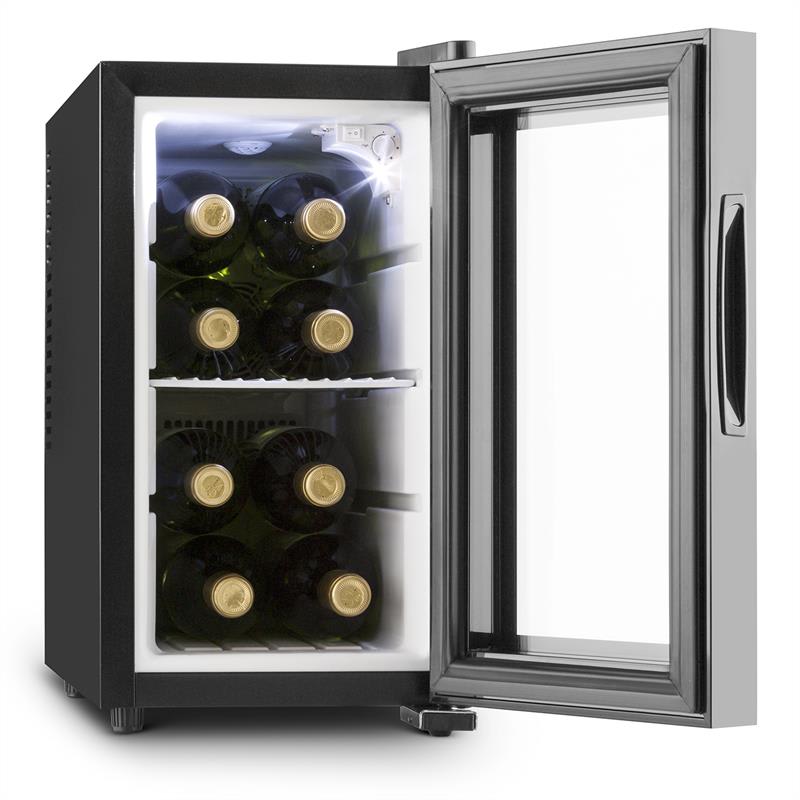 Klarstein Beerlocker S, čierna, mini chladnička, 21 litrov, trieda A+ – Obrázok 2