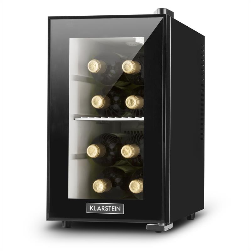 Klarstein Beerlocker S, čierna, mini chladnička, 21 litrov, trieda A+ – Obrázok 5