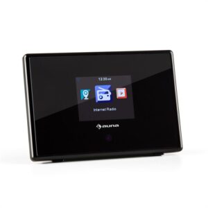 Auna iAdapt 240, čierny, adaptér internetového rádia, WLAN, 2,4" TFT farebný displej, linkový výstup