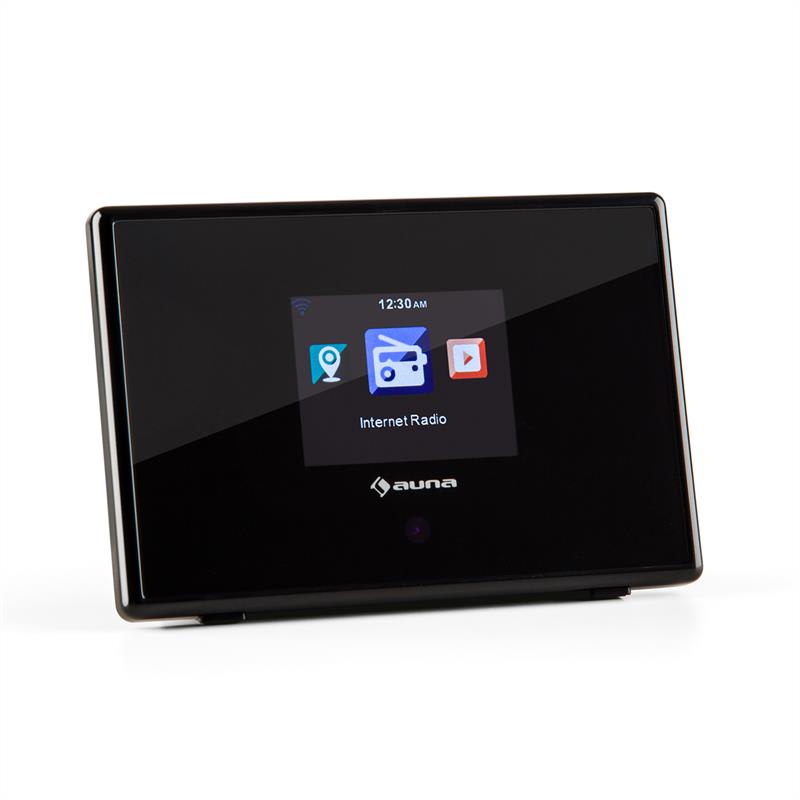 Auna iAdapt 240, čierny, adaptér internetového rádia, WLAN, 2,4" TFT farebný displej, linkový výstup