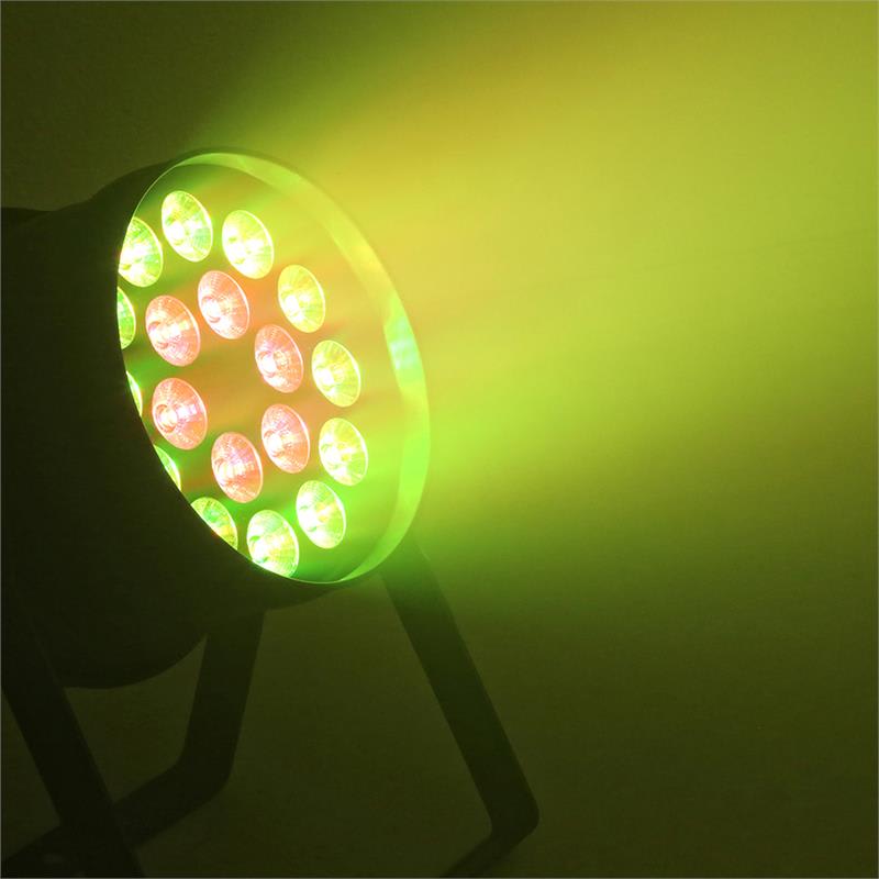 Beamz BPP210, LED PAR reflektor, 64 18 x 12 W 4-v-1 LED diód, vrátane diaľkového ovládača – Obrázok 4