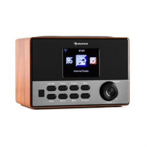 Auna Connect 90 WD, internetové rádio, WLAN, AUX, 3,2" TFT farebný displej, linkový výstup
