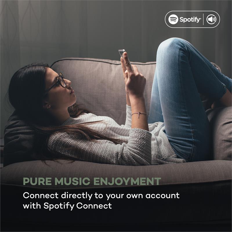 Auna Connect 150 WH 2.1 Internetradio Mediaplayer WiFi LAN USB DAB+ FM RDS AUX – Obrázok 4