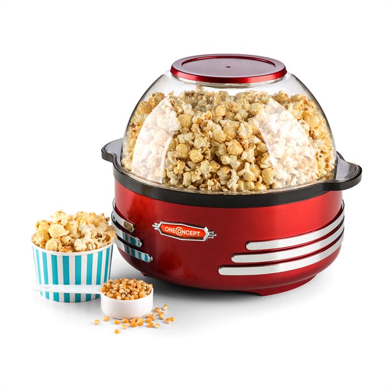 OneConcept Couchpotato, červený, popcornovač, elektrické zariadenie na prípravu popcornu – Obrázok 5