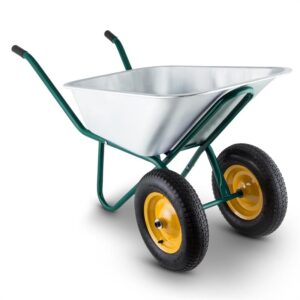 Waldbeck Heavyload, fúrik, 120 l, 320 kg, 2-kolieskový, oceľ, zelený