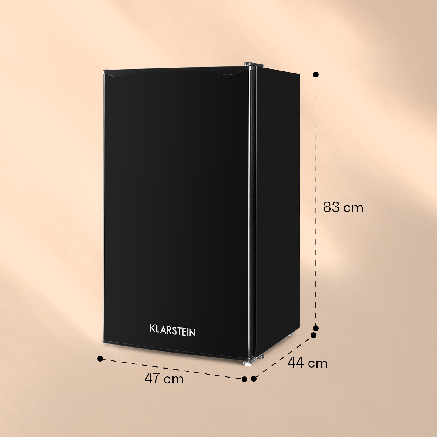 Klarstein Alleinversorger, chladnička, 91 l, energet. trieda F, 2 poschodia mraziaceho priečinku, čierna – Obrázok 5