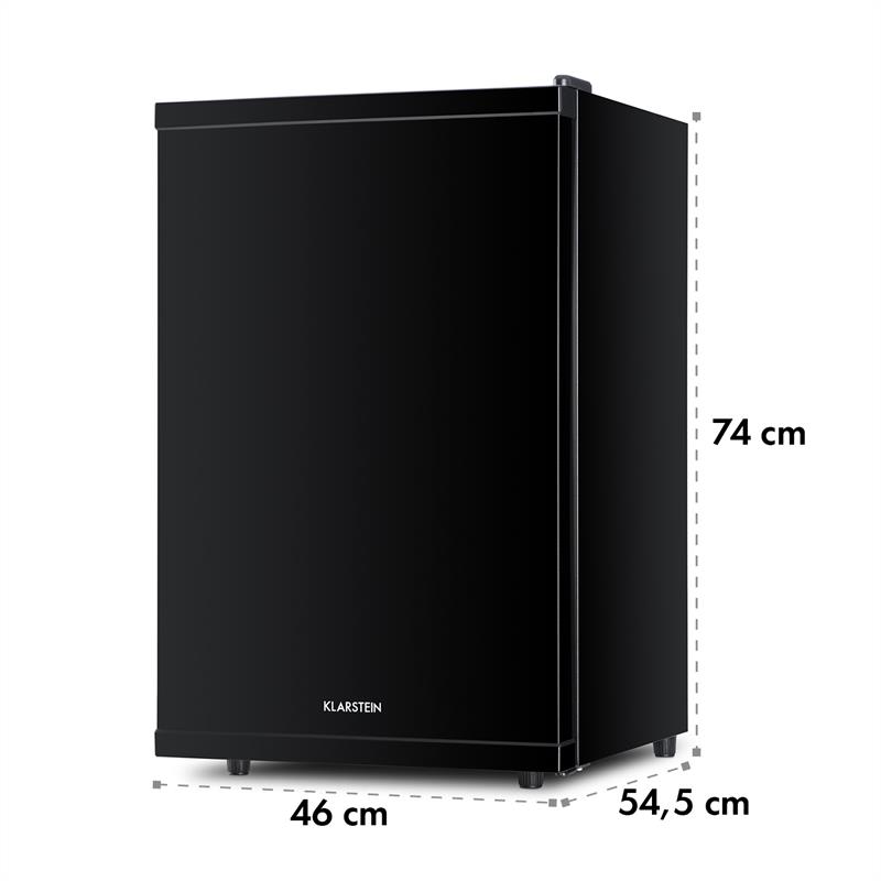 Klarstein Beerbauch chladnička minibar, 65 l, trieda A, čierna – Obrázok 3