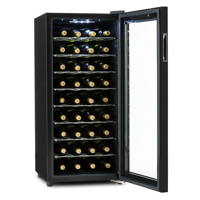 Klarstein Vivo Vino, termoelektrická vinotéka, 36 fliaš, 118 l – Obrázok 2
